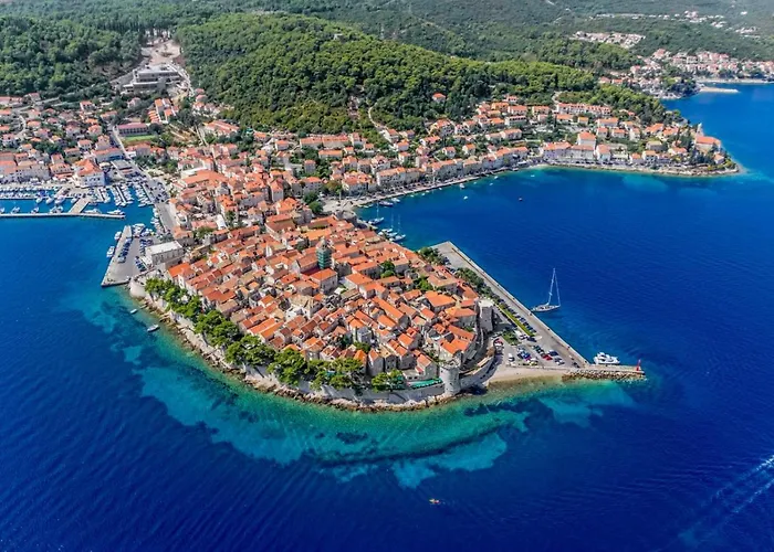 Apartment In Lumbarda With Sea View, Balcony, Air Conditioning, Wifi 4432-3 Foto