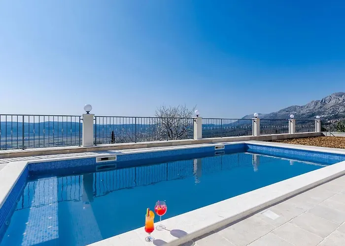 Luxurious Villa In Gruda With Pool Nartice photo